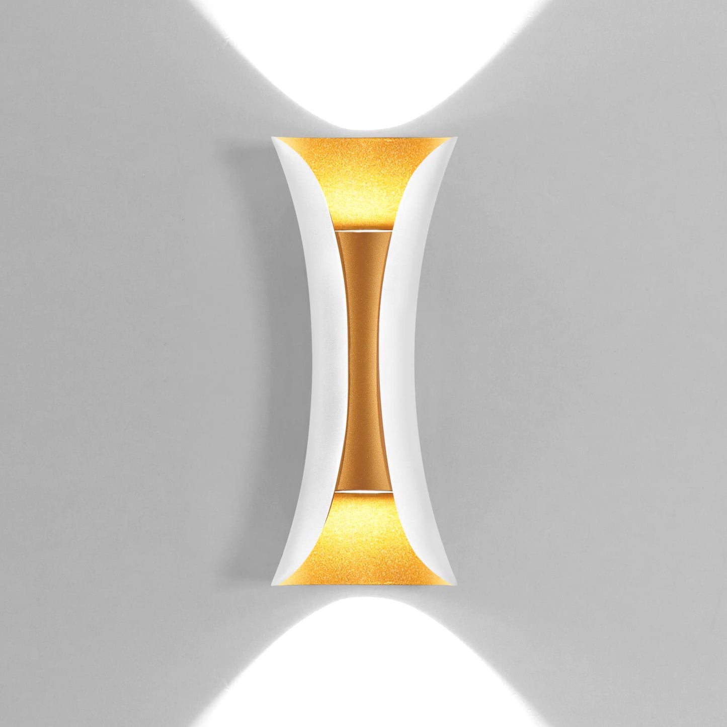 Kawell Creative 20W Modern Wall Light LED Wall Lamp Up Down Waterproof IP65 Aluminum Wall Sconce Light LED Indoor Outdoor for Bedroom Bathroom Living Room Corridor Entrance Stairs Porch