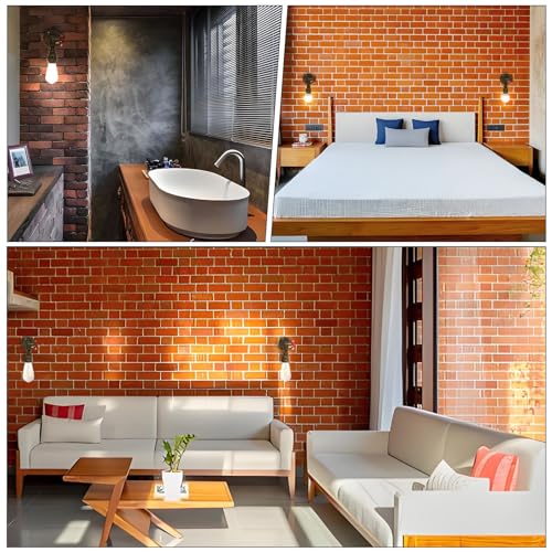 Kawell Vintage Wall Light Fixtures Industrial Retro Wall Sconce Light Creative Water Pipe Wall Lamp Iron Art Single E26 60W Max for Bedroom Kitchen Restaurant Loft Cafe Bar Hallway, Gold