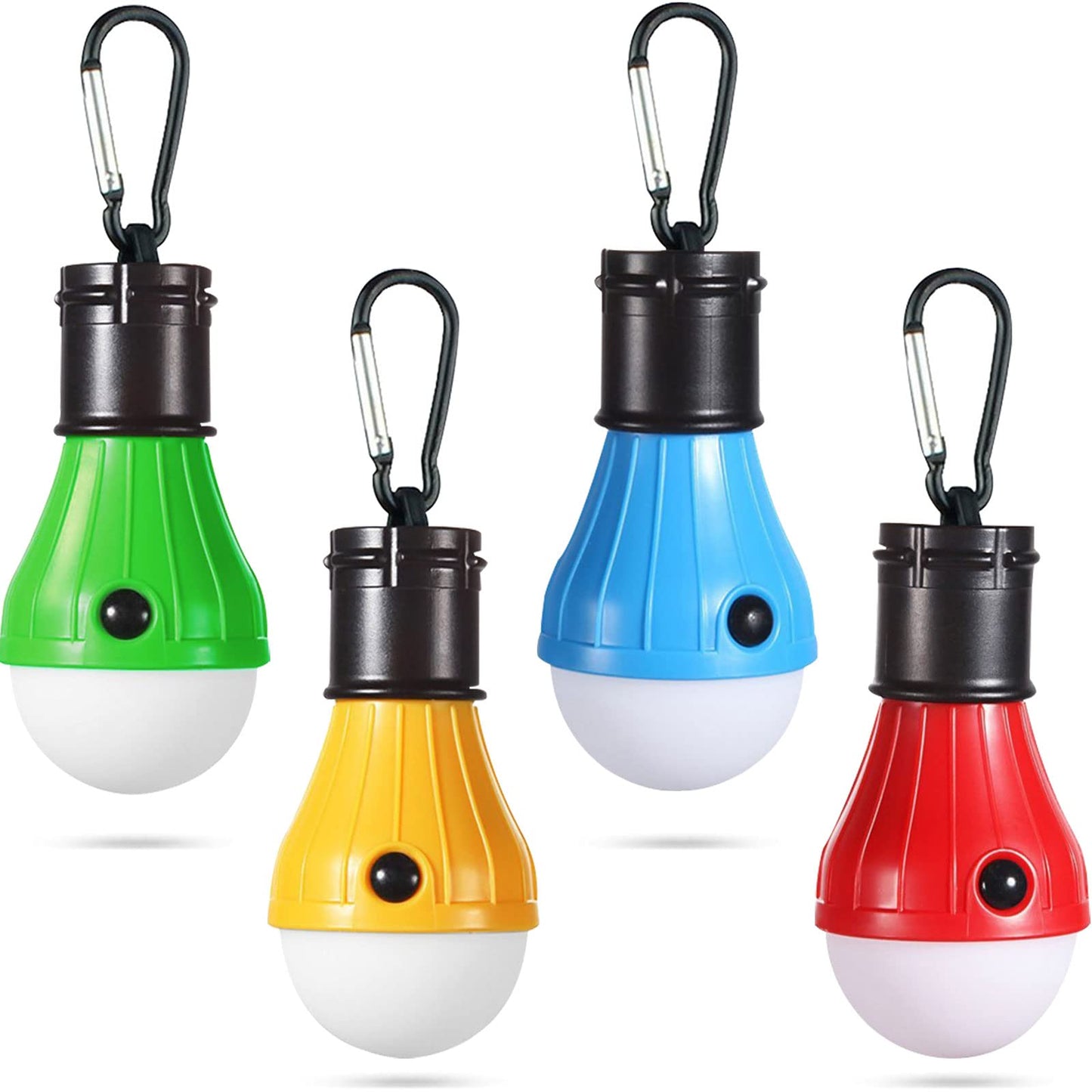 KAWELL LED Camping Tent Lantern – Portable, IPX4 Waterproof, 3 Modes, Hook Clip, Battery Powered (4 & 5 Pack)
