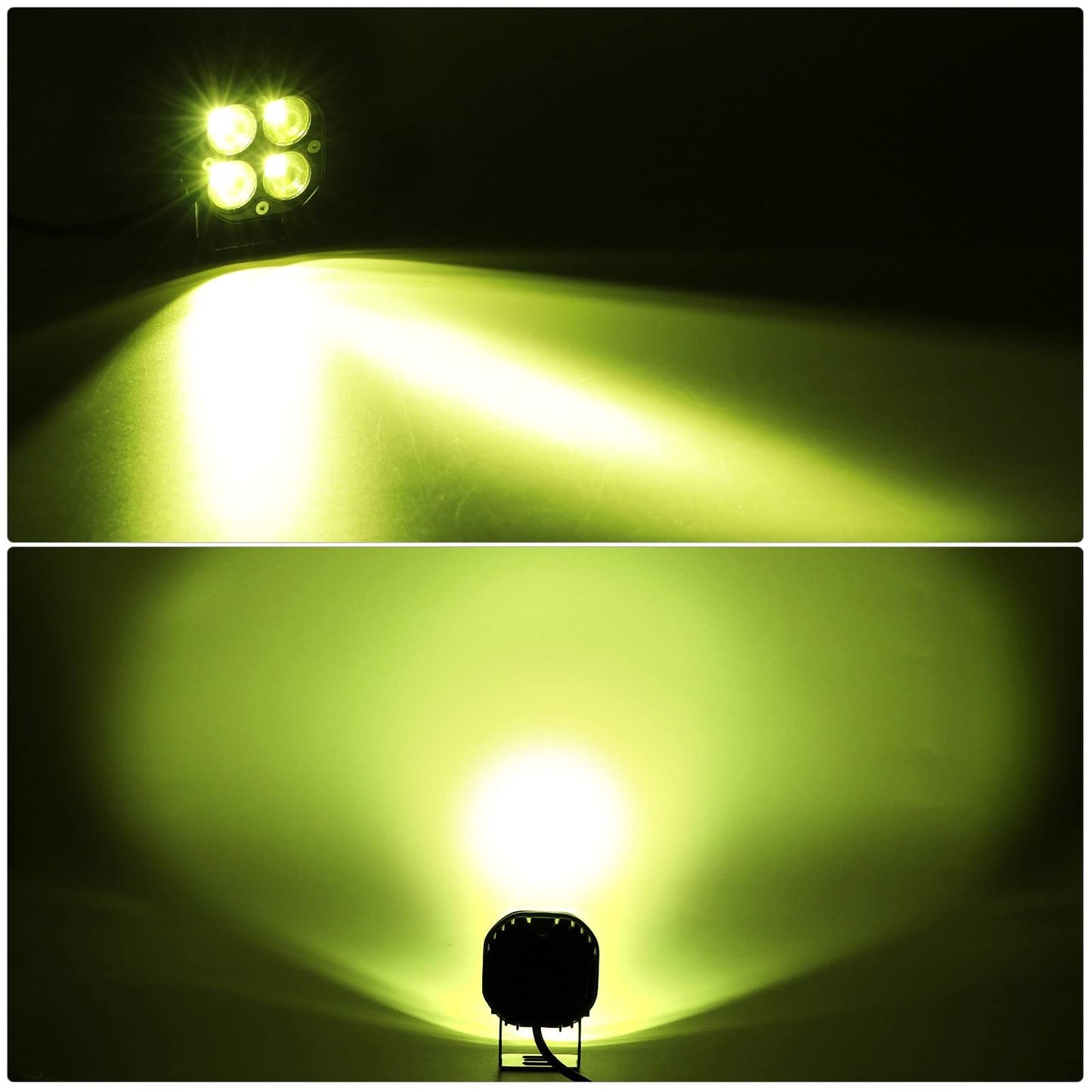 Kawell 40W LED Fog Light Pods 3000K Spotlight LED Driving Light IP67 Waterproof LED Work Light Pods for Motorcycle Off road ATV UTV 4X4 SUV Truck Tractor Boat
