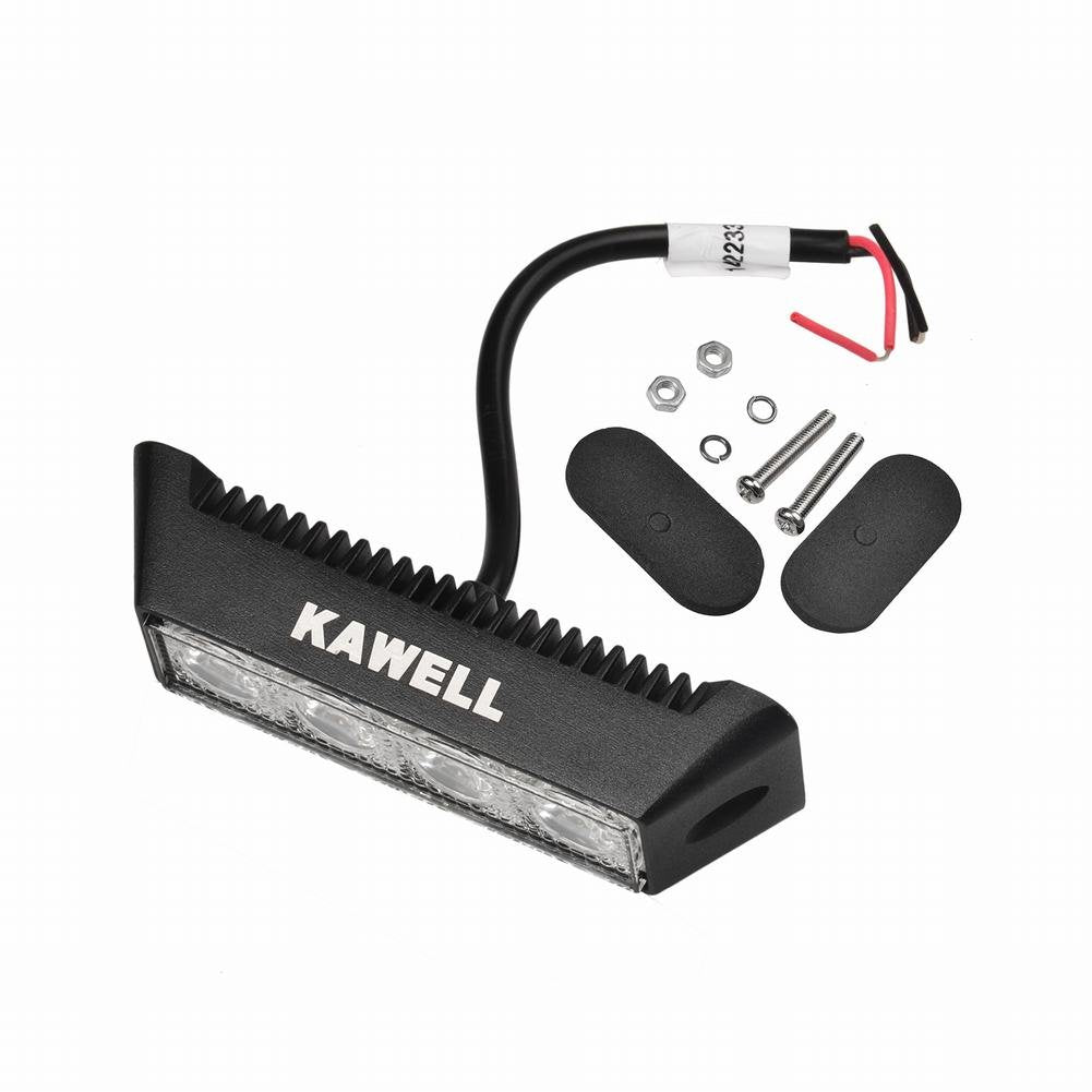 Kawell 12W LED Light Bar Spotlight LED Fog Light Bar Super Bright Driving Light LED Work Light for Off Road Motorcycle ATV UTV 4X4 SUV Truck Tractor Boat