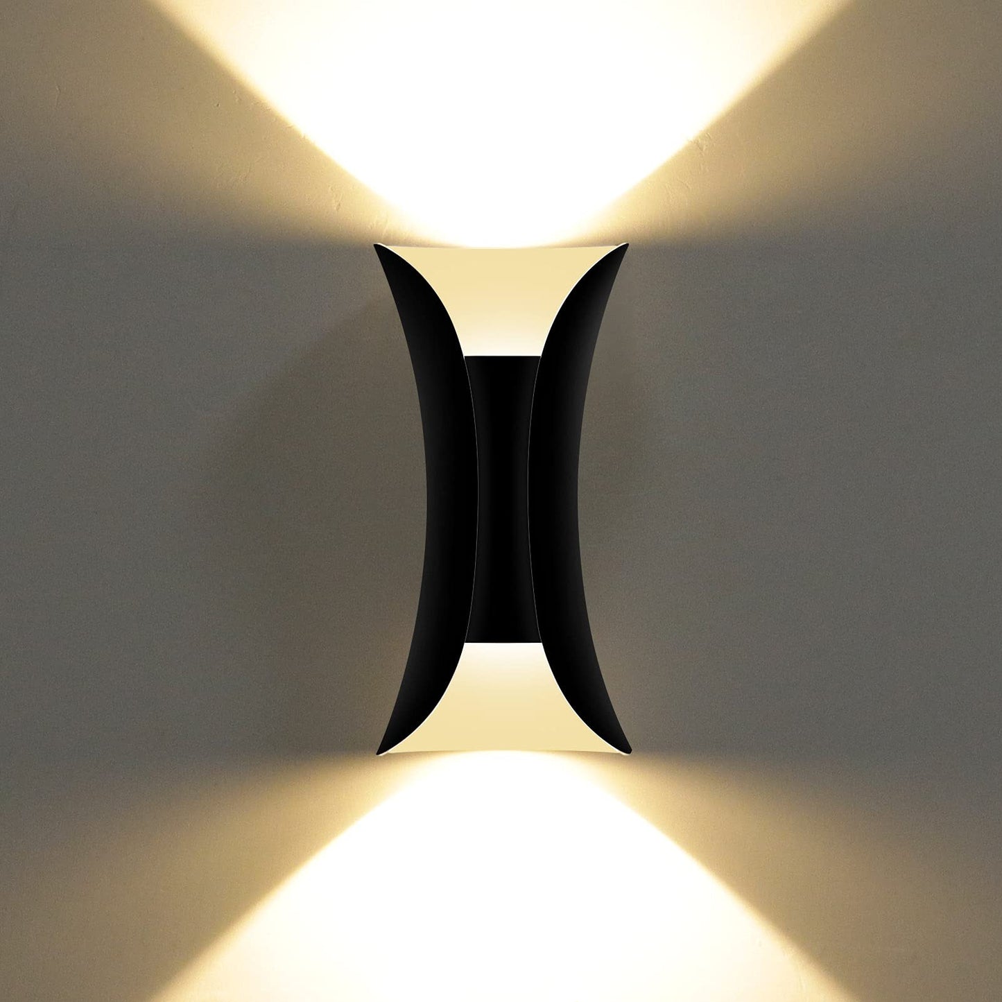 Kawell Creative 10W Modern Wall Light LED Wall Lamp Up Down Waterproof IP65 Aluminum Wall Sconce Light LED Indoor Outdoor for Bedroom Bathroom Living Room Corridor Entrance Stairs Porch