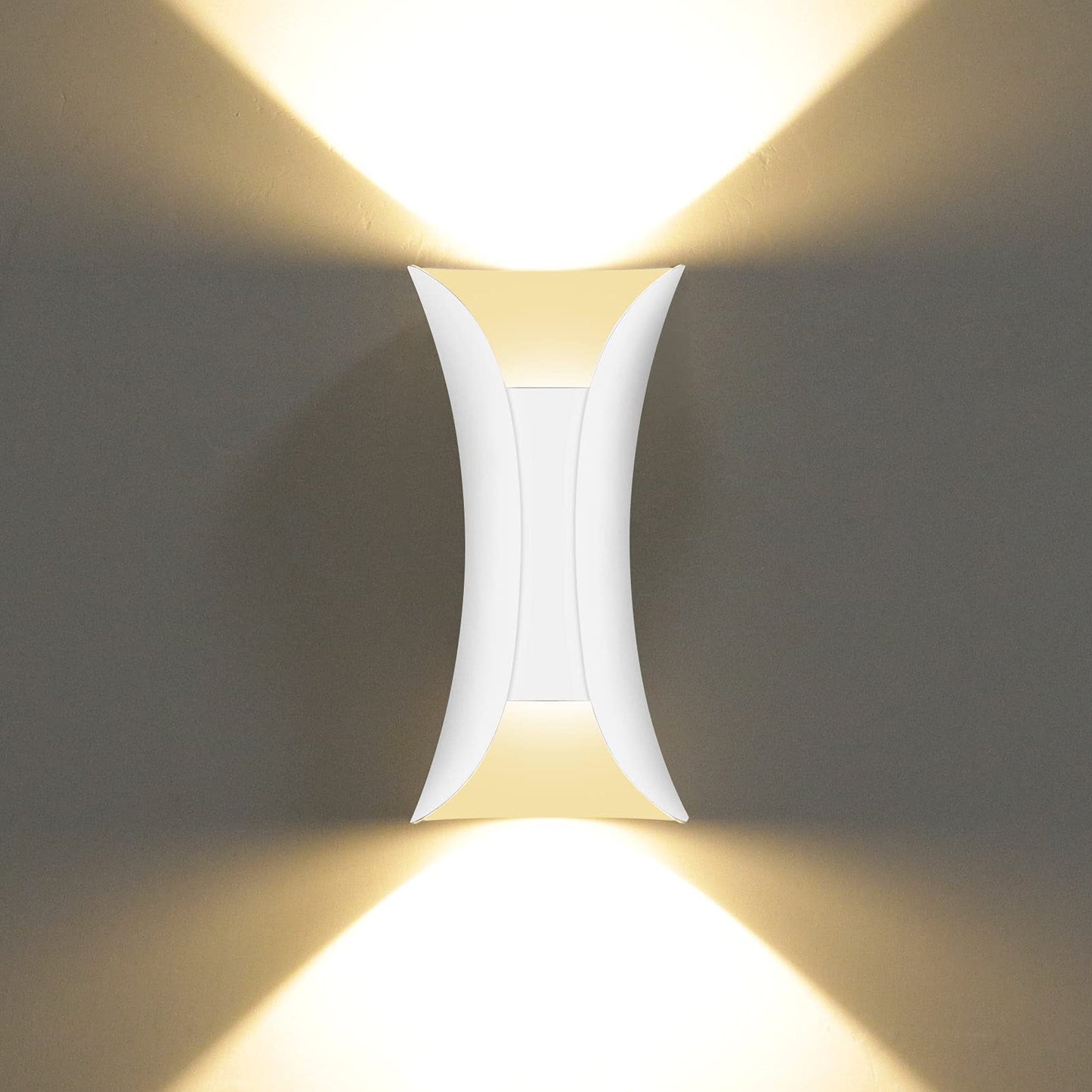 Kawell Creative 10W Modern Wall Light LED Wall Lamp Up Down Waterproof IP65 Aluminum Wall Sconce Light LED Indoor Outdoor for Bedroom Bathroom Living Room Corridor Entrance Stairs Porch