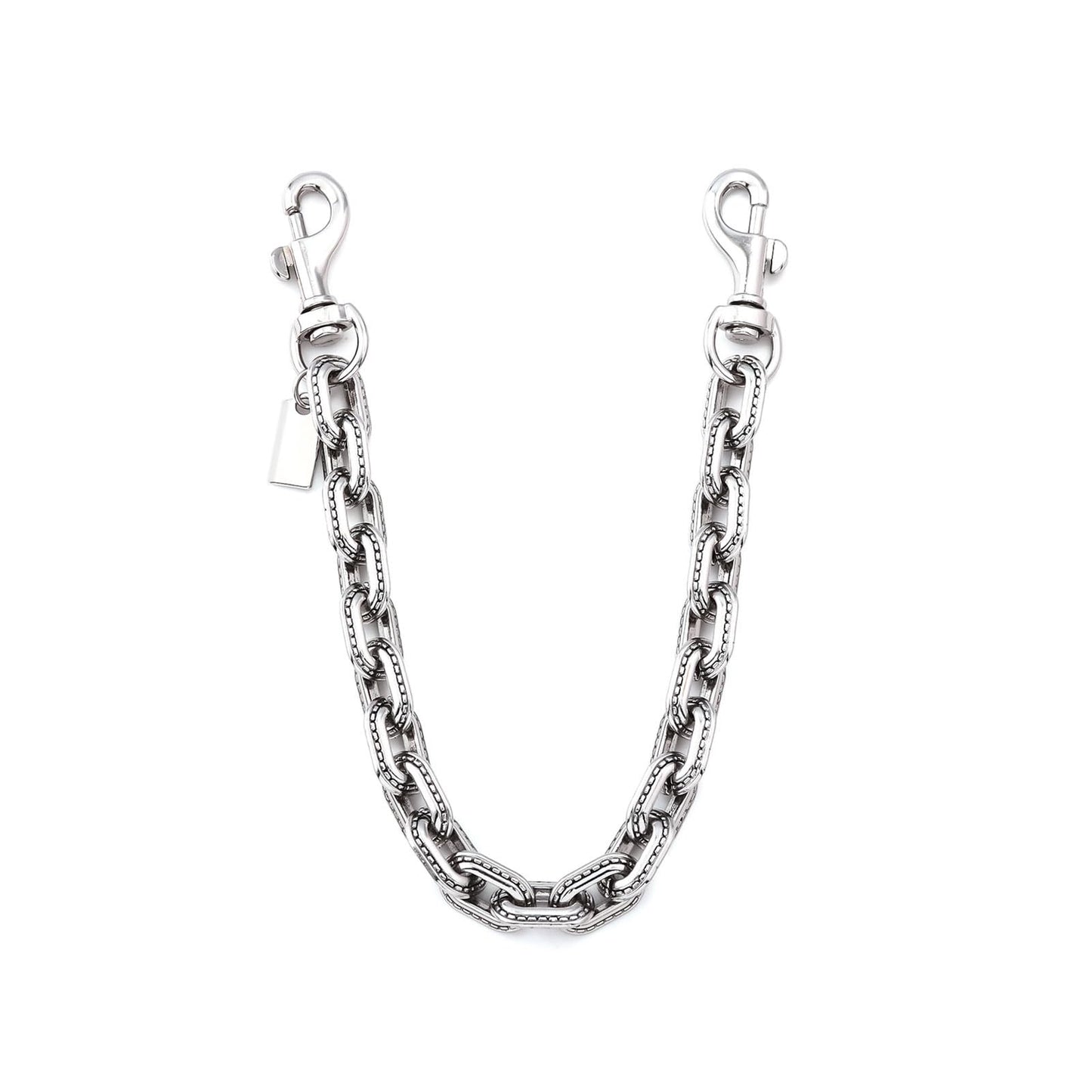 FunBoat Chunky Decorative Purse Chain with Double Clips - Short Antique Gold Bag Accent for Handbags & Totes