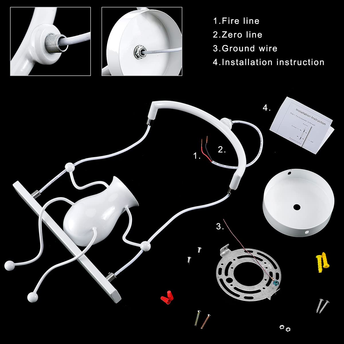 Kawell Humanoid Wall Light Fixtures Modern Wall Lamp Creative Wall Sconce Light Art Deco Max 60W E26 Base for Children Room Bedroom Bedside Living Room Stairs Hallway Restaurant Kitchen