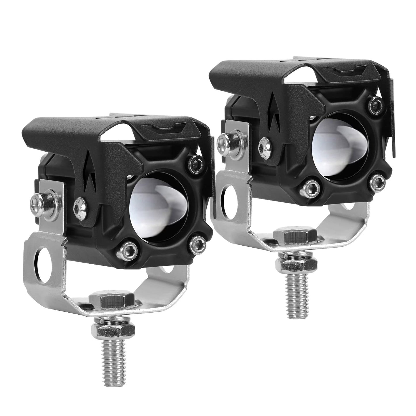 KAWELL 20W LED Driving Light Auxiliary Fog Light LED Spotlight LED Light Pods IP68 Waterproof Double Color LED Work Light for Motorcycle Off Road ATV UTV 4X4 SUV Truck Tractor Boat