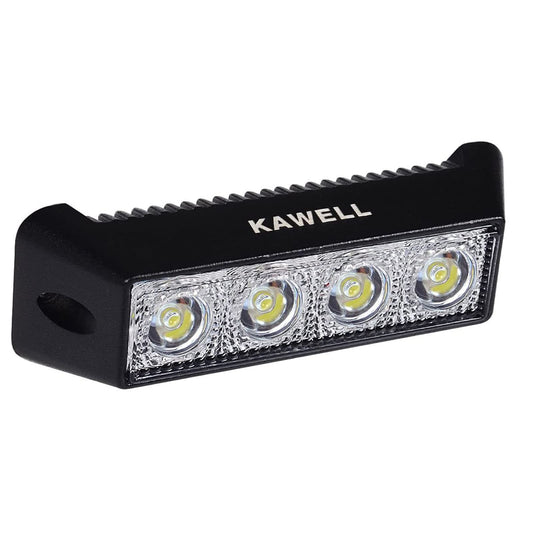 Kawell 12W LED Light Bar Spotlight LED Fog Light Bar Super Bright Driving Light LED Work Light for Off Road Motorcycle ATV UTV 4X4 SUV Truck Tractor Boat