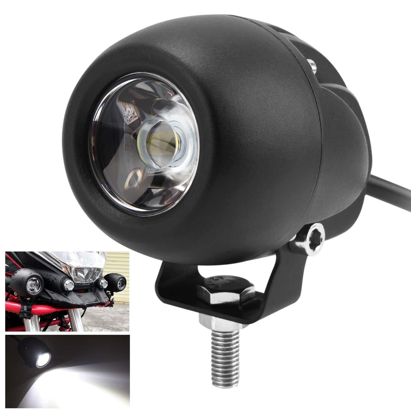 Kawell 20W LED Driving Light Pods Add-On LED Fog Light Floodlight Spotlight Combo Beam LED Work Light Pods IP68 Waterproof for Off Road Motorcycle ATV UTV 4X4 SUV Truck Tractor Boat