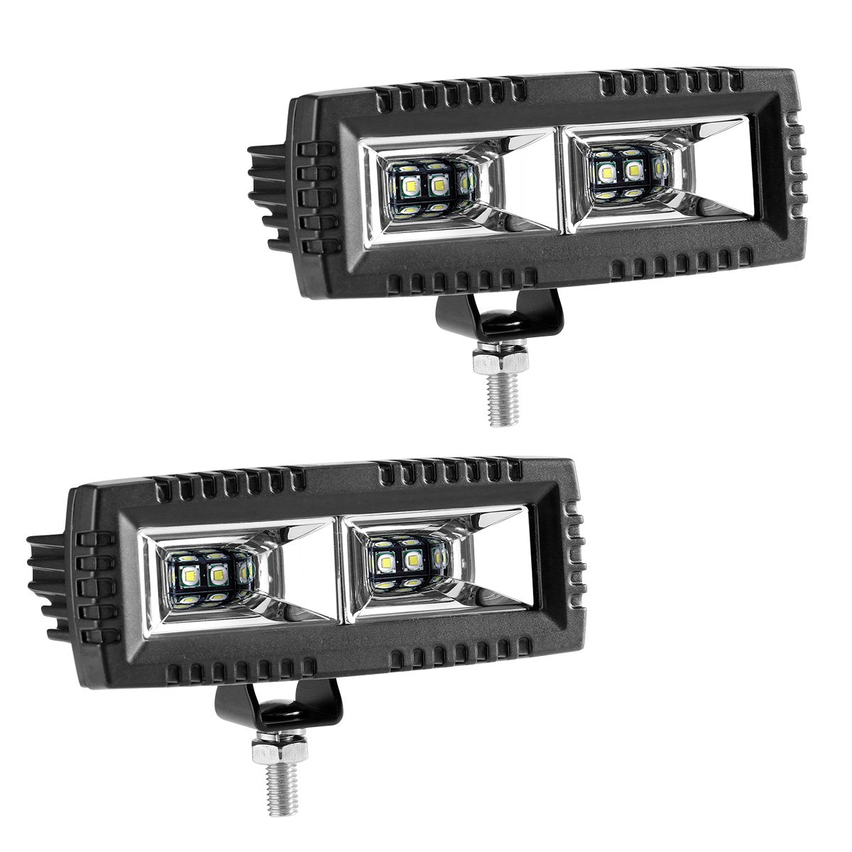 KAWELL 40W Driving Light LED Light Pods Set of 2 Floodlight LED Fog Light Pods LED Work Light Pods for Off Road Truck Tractor Boat Motorcycle ATV UTV 4X4 SUV