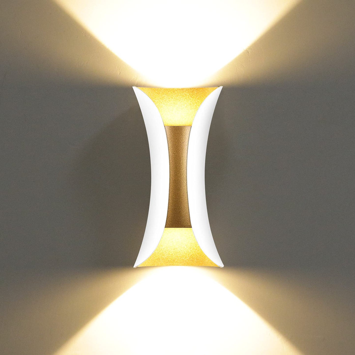 Kawell Creative 10W Modern Wall Light LED Wall Lamp Up Down Waterproof IP65 Aluminum Wall Sconce Light LED Indoor Outdoor for Bedroom Bathroom Living Room Corridor Entrance Stairs Porch