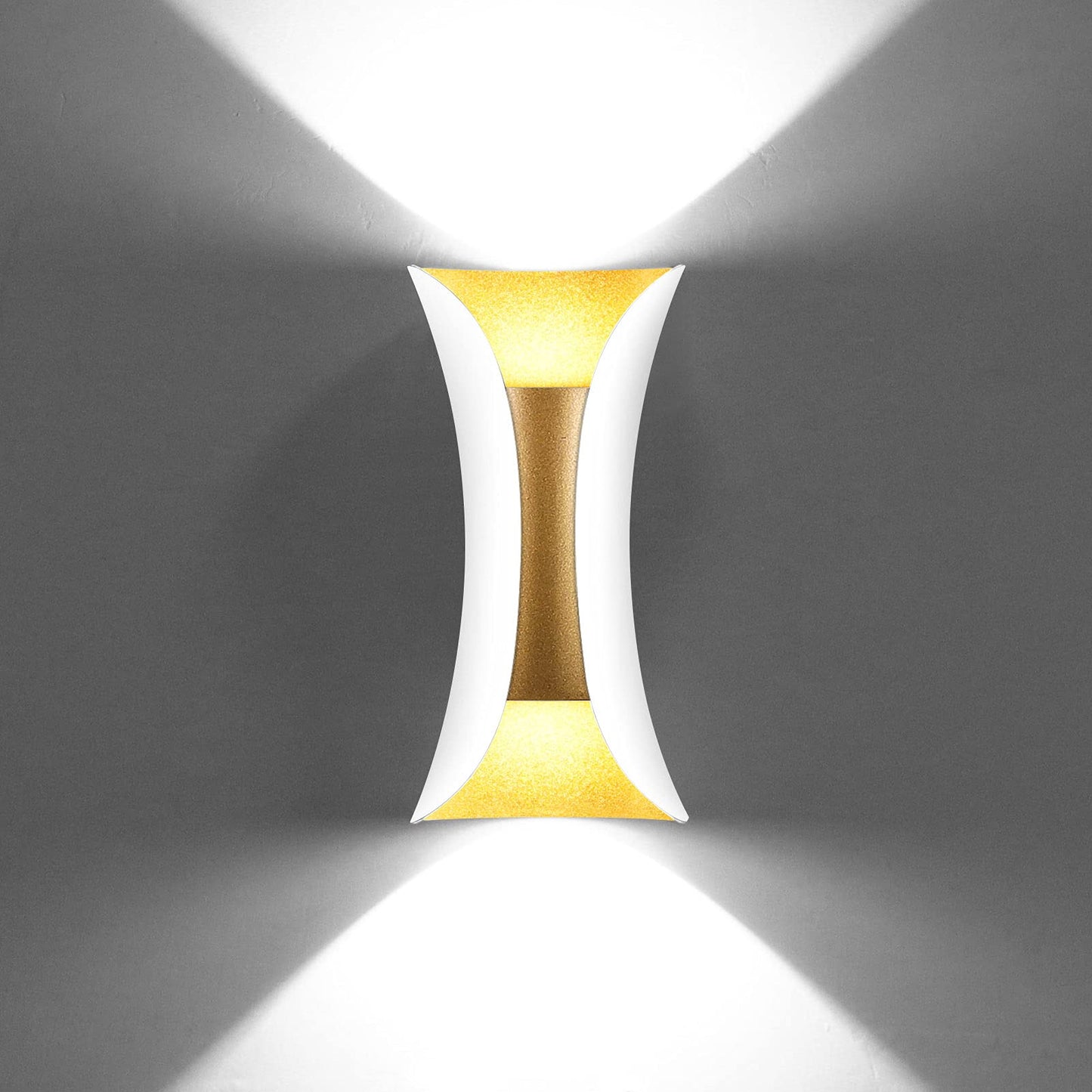 Kawell Creative 10W Modern Wall Light LED Wall Lamp Up Down Waterproof IP65 Aluminum Wall Sconce Light LED Indoor Outdoor for Bedroom Bathroom Living Room Corridor Entrance Stairs Porch