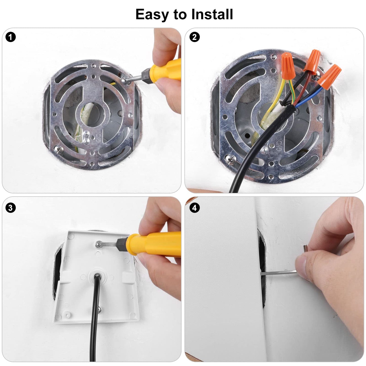 Kawell Creative 10W Modern LED Wall Sconces Up Down Waterproof IP65 LED Wall Light Art Decor LED Wall Lamp Indoor Outdoor for Bedroom Bathroom Living Room Corridor Stairs Porch, Cold 6000K