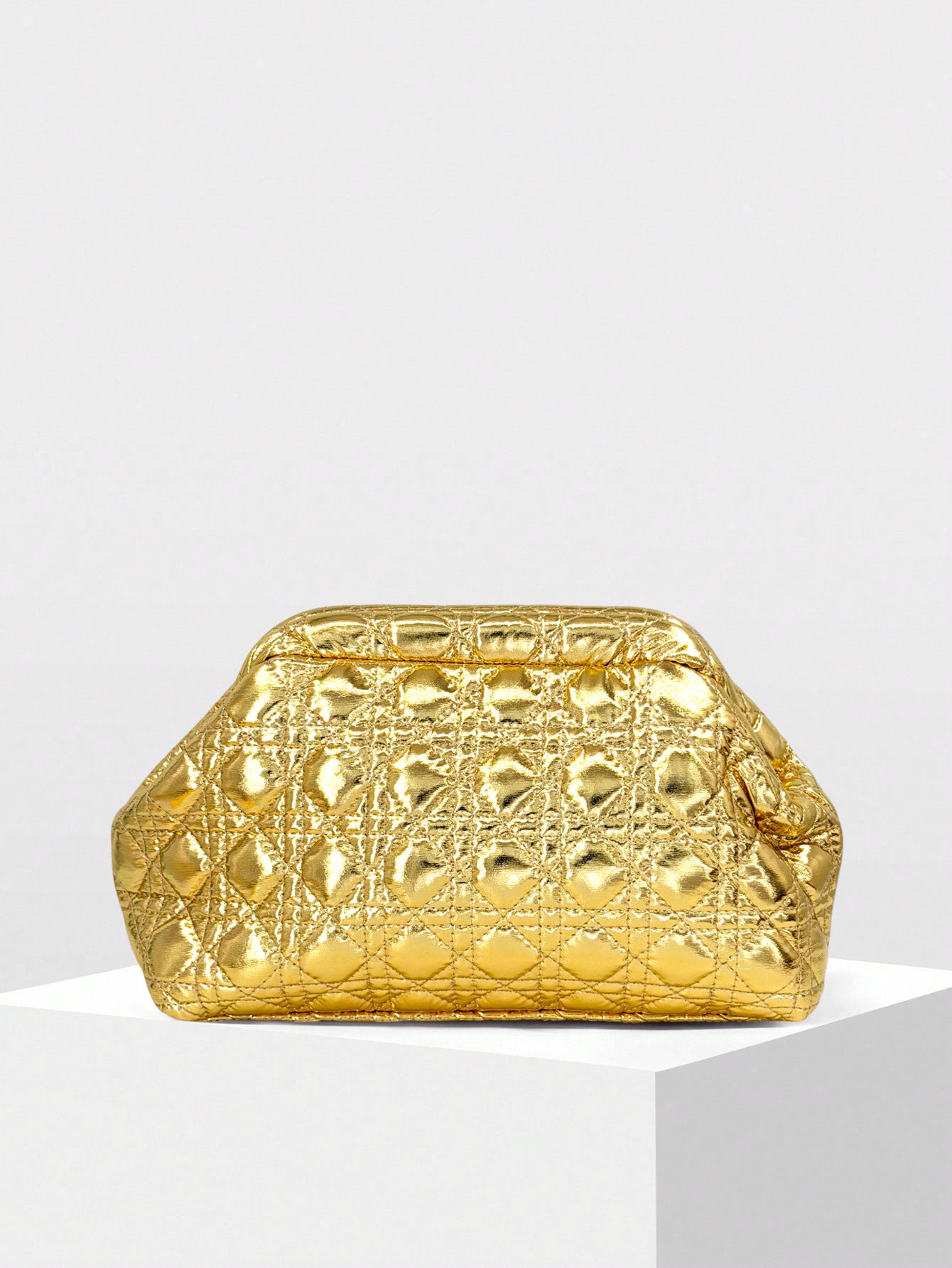 Gold Luxury Evening Clutch Bag for Women — Elegant Dinner Party Handbag