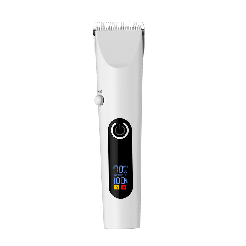 KAWELL Professional Pet Grooming Clippers with Digital Display - Rechargeable Electric Dog & Cat Hair Trimmer for Paws and Body