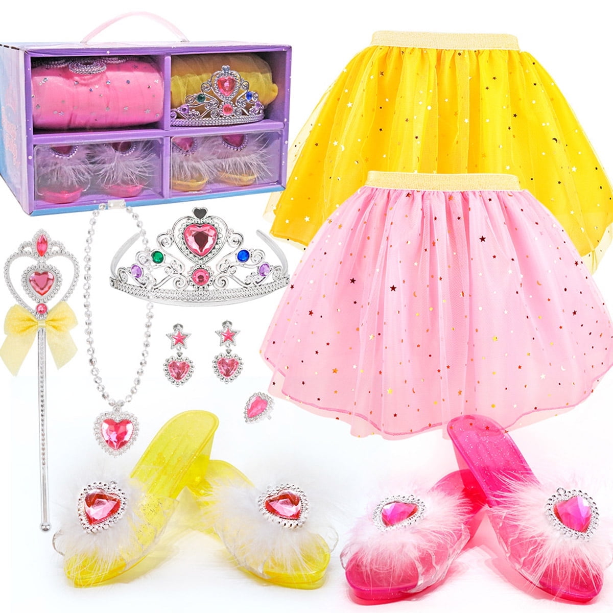 Toddler Princess Dress up Toys for 3 4 Year Old Girls Birthday Gifts