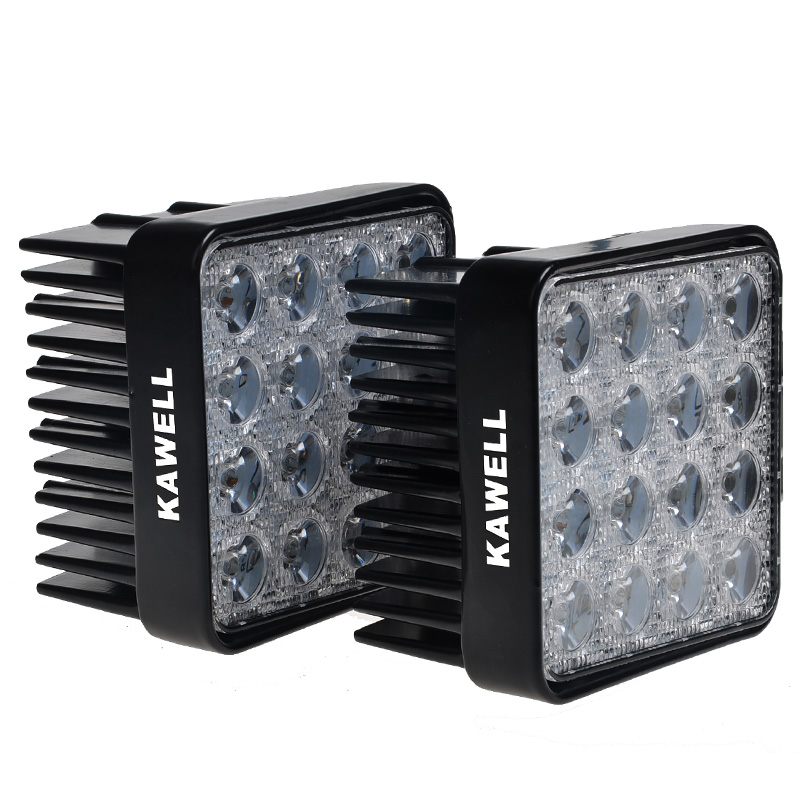 KAWELL® 2 Pack 48W Square 4.3