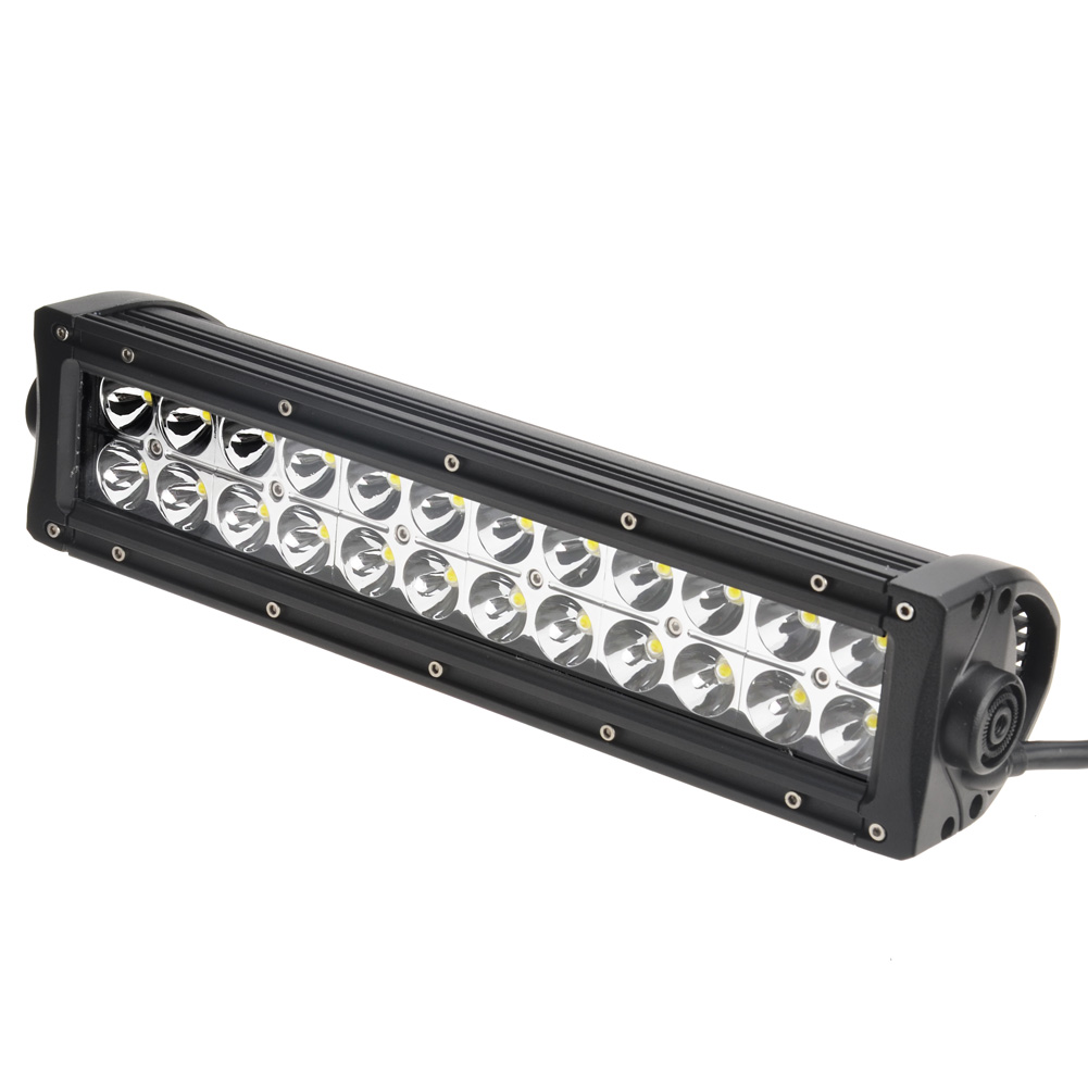 KAWELL® Off Road 72W White and Amber Flood Beam Off Road Light Bar 