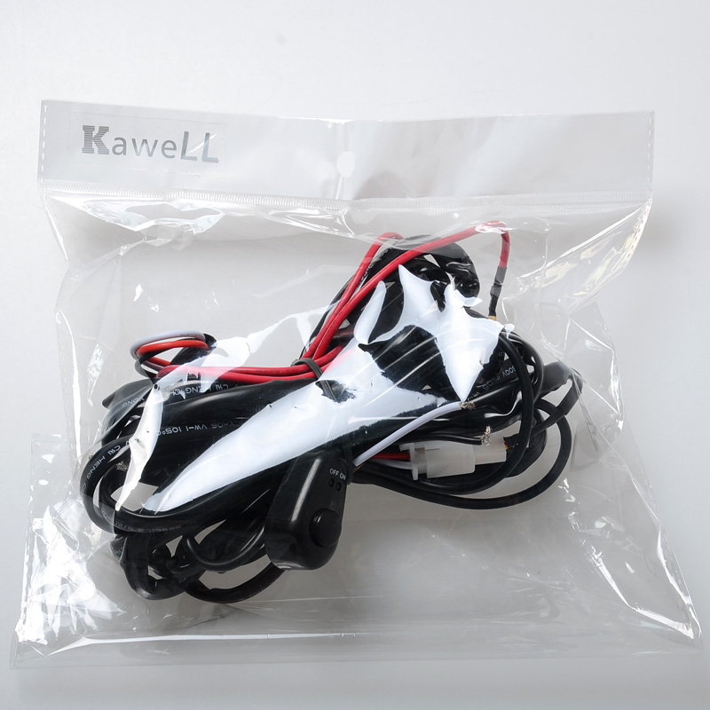 Kawell® 2 Leg Wiring Harness Include Switch Kit Support 120w LED light Wiring Harness and Switch