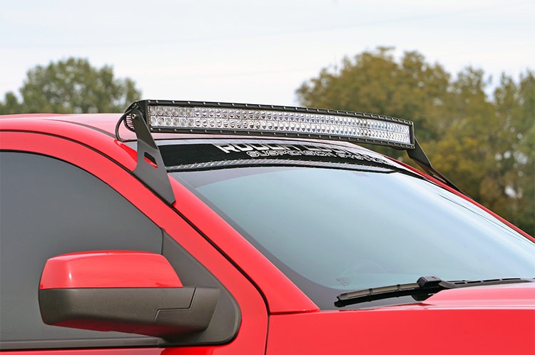 KAWELL 2014-2015 GM and Chevy 54 inch Curved LED Light Bar Mounting Brackets  