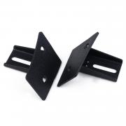 KAWELL Jeep JK A-Pillar Windshield Hinge Mount Brackets (2 pcs) for Mounting Auxiliary Off-Road LED, HID, Halogen Fog and Work Lights to 2007-2013 Jeep Wrangler JK