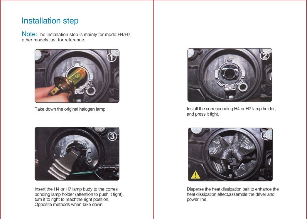 KAWELL LED Headlight Bulbs LED Headlight Conversion Kit - H7 - 40W 6,400LM 6500 Cool White OSRAM LED - Replacing H7 Halogen & HID Bulbs - 2 Yr Warranty