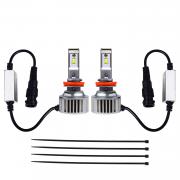 KAWELL LED Headlight Bulbs LED Headlight Conversion Kit - 9006 - 80W 6,400LM 6500 Cool White OSRAM LED - Replacing H1 Halogen & HID Bulbs - 2 Yr Warranty