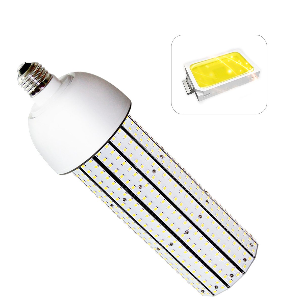 KAWELL 60W LED Corn Light Bulb E39 Large Mogul Base Commercial Retrofit Light Replacement for Fixtures HID/HPS/Metal Halide or CFL, 7200 lumen 3200K (Warm White) UL Listed TUV-Qualified DLC Certified 