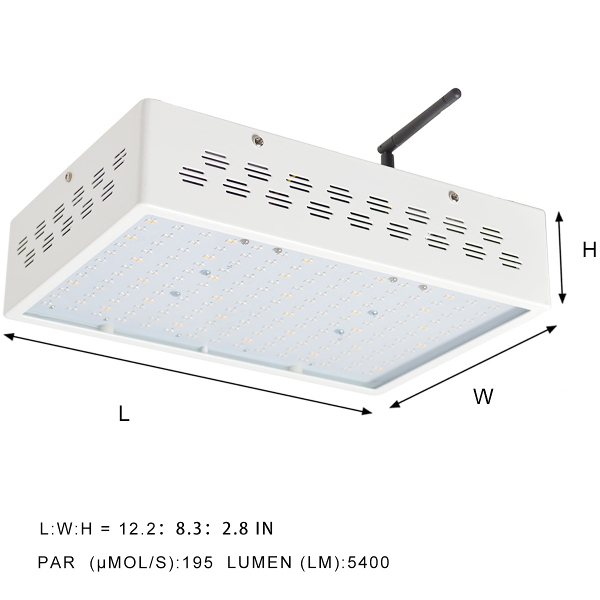 KAWELL 150W 5400lm 100277 V LED Grow Light 300 TTL Plant Growth Wireless-Dimmable Spectrum For Indoor Garden Greenhouse Plant-growing 