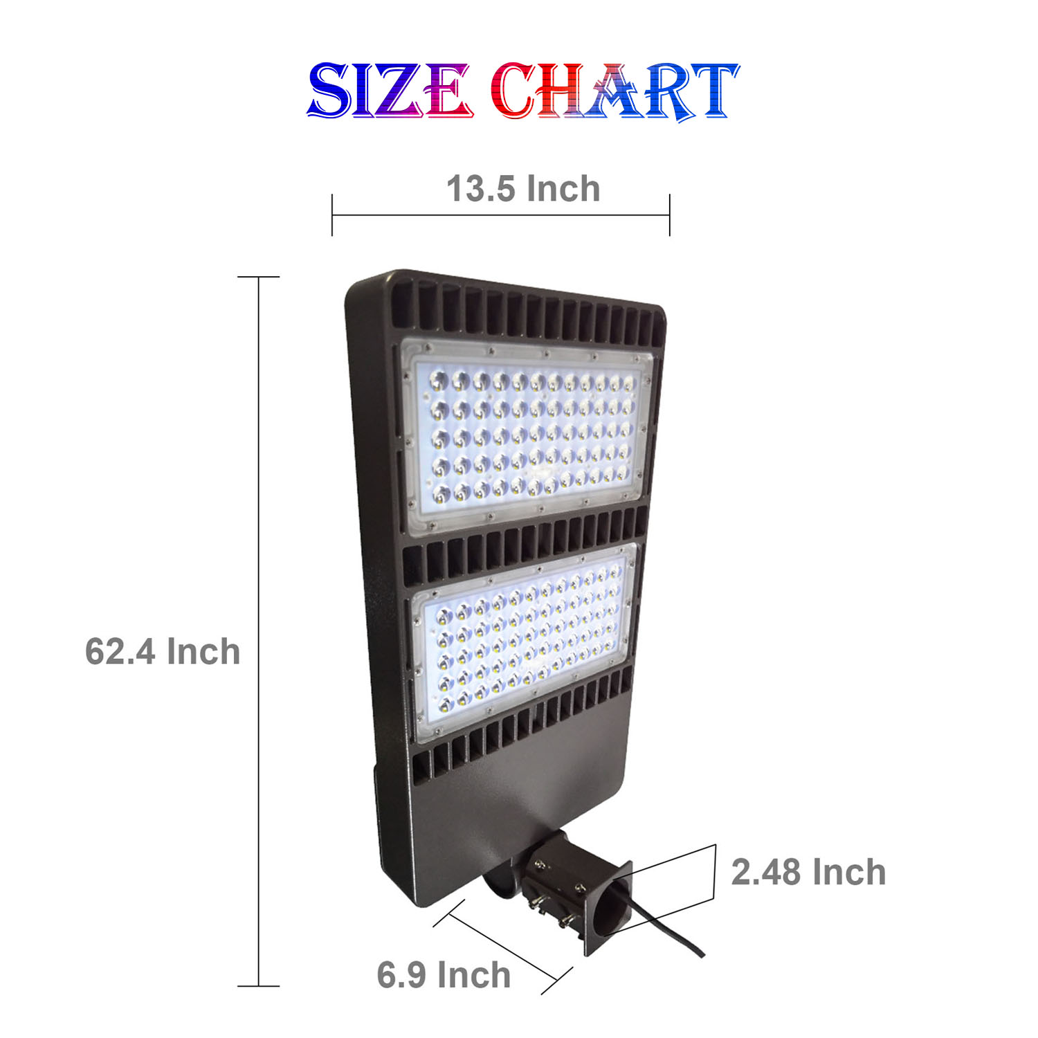 KAWELL 22000 Lumens LED Area Light – 200 Watt LED Parking Lot Light – 5000K Bright White – 50,000 Hours Commercial grade– Waterproof Shoebox LED (200 Watt)