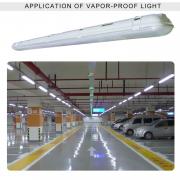 Kawell LED Garage Vapor Tight Waterproof IP65 36W 6000K 3700Lm 4Ft. Super-Energy Saving Fluorescent Wet Location 3-Stage-Dimmable Fixture Fits 5 Warrenty White 