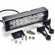 KAWELL 12.5 inch 55W 5D Lens LED Light Bar with Angel Eyes IP67 Waterproof for sedans, light SUVs and trucks, motorcycles, and off-road etc vehicles (1 Pack) 