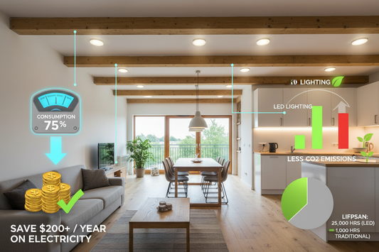 LED Lighting Energy Savings Guide: Cut Your Bills by 75% in 2026