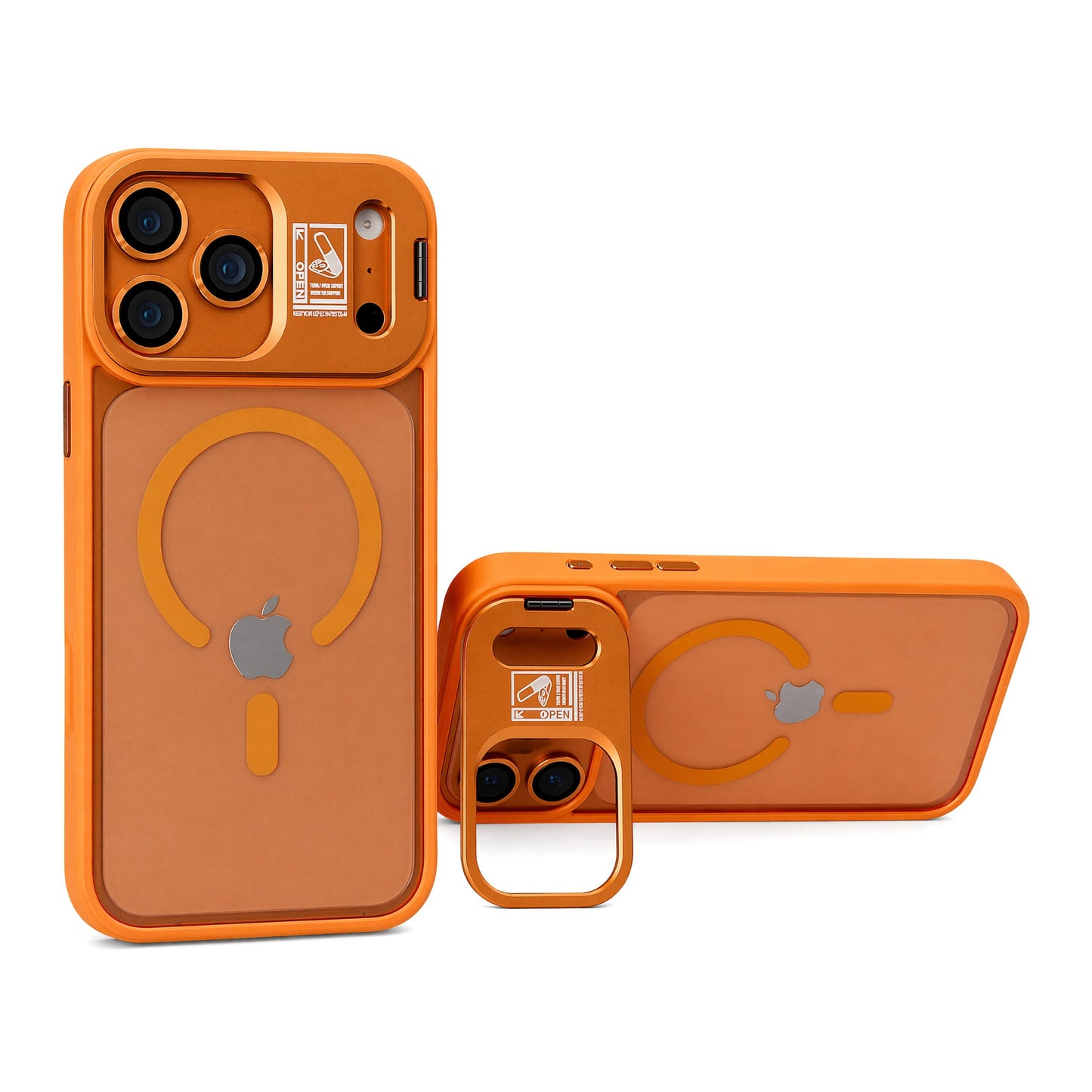 For iPhone 17 Pro Max Clear Case with Stand | MagSafe Compatible | Military-Grade Drop Protection
