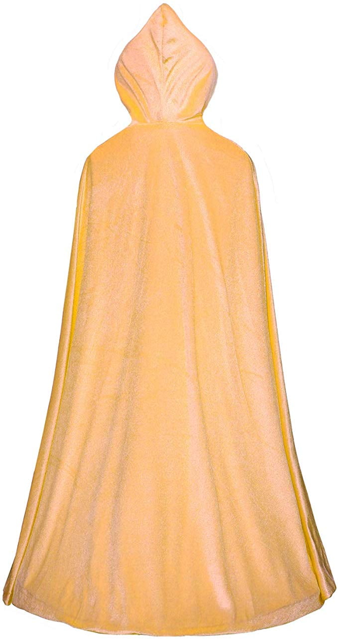 KAWELL Princess Full Length Girls Cloaks Blue Halloween Costume Capes for Child 3-12 Years