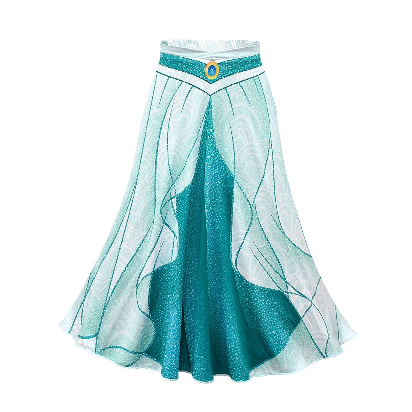 URSOFINE Jasmine Costume for Girls Arabian Sequined Princess Dress Up Princess Cosplay Costumes for Kids