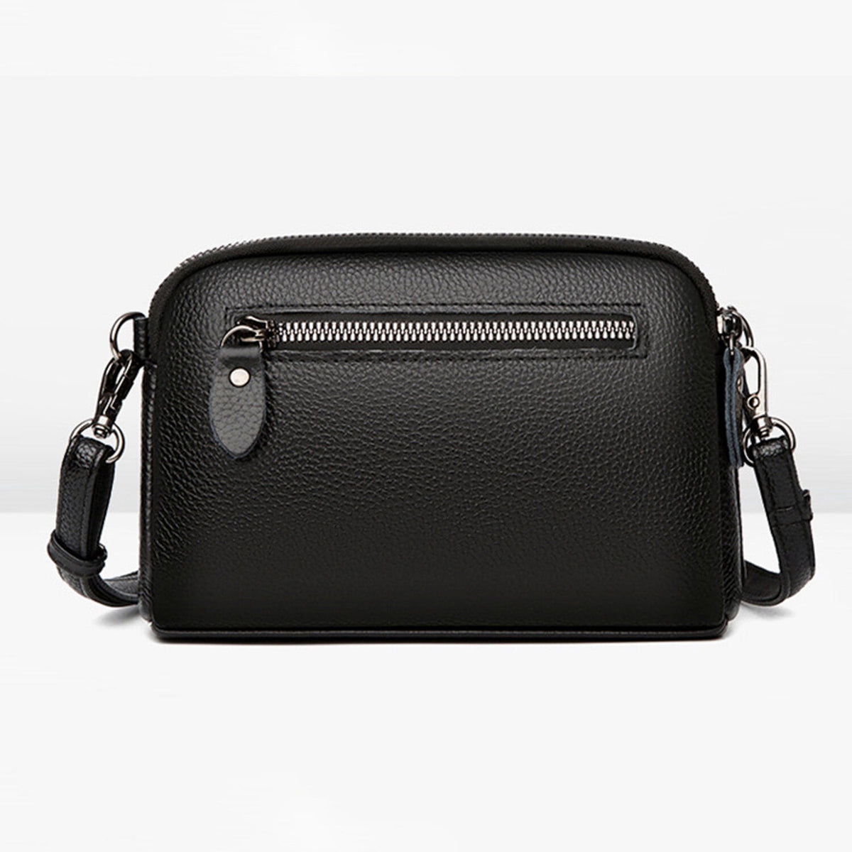 KAWELL Crossbody Bags for Women Genuine Leather Shoulder Purse Cross Body Bag with Wristlet Top Zipper