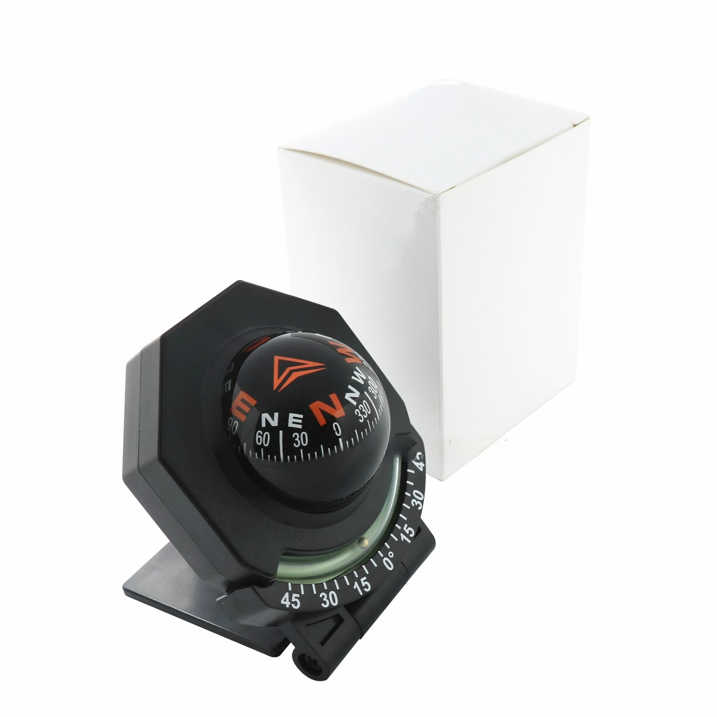 KAWELL High Precision Multifunctional Compass – Luminous, Car & Outdoor Hiking Navigation