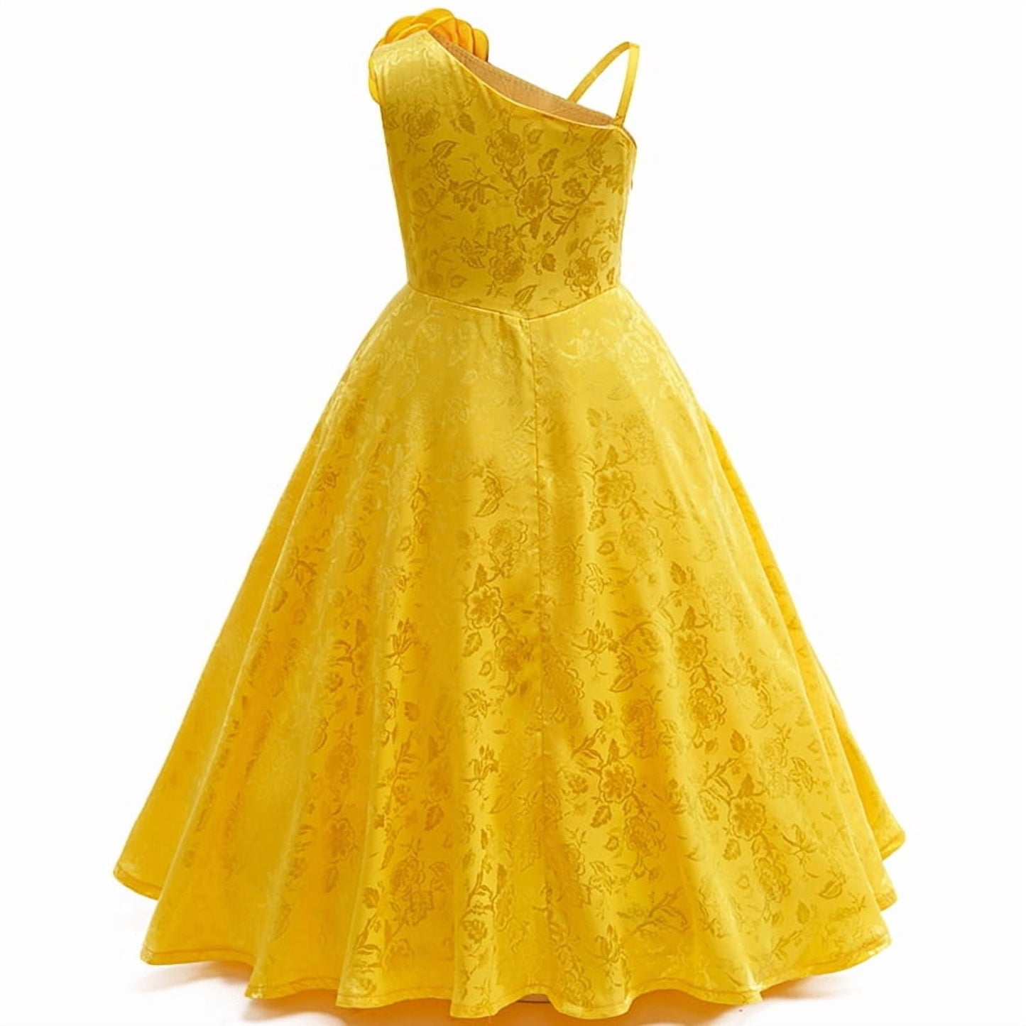 Judy Costume Dress Set Evening Gown Yellow Dress for Birthday Party Suitable 3-12Y