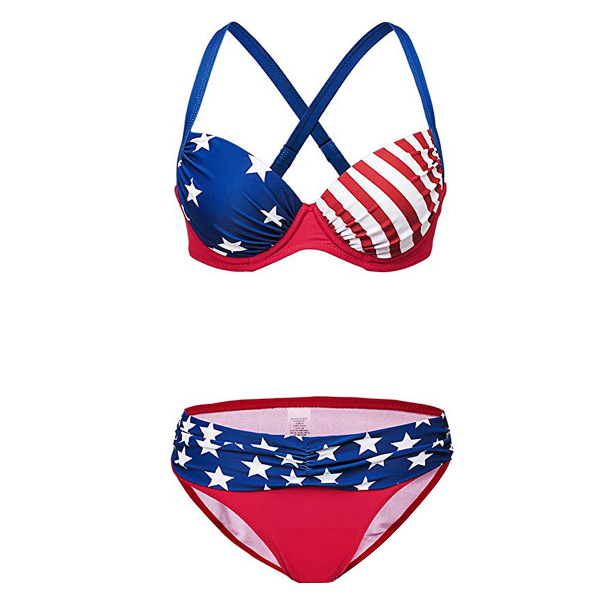 American Flag Bikini Womens American Flag Swimsuit Bikini 4th of July Bathing Suit USA Flag Swimsuits