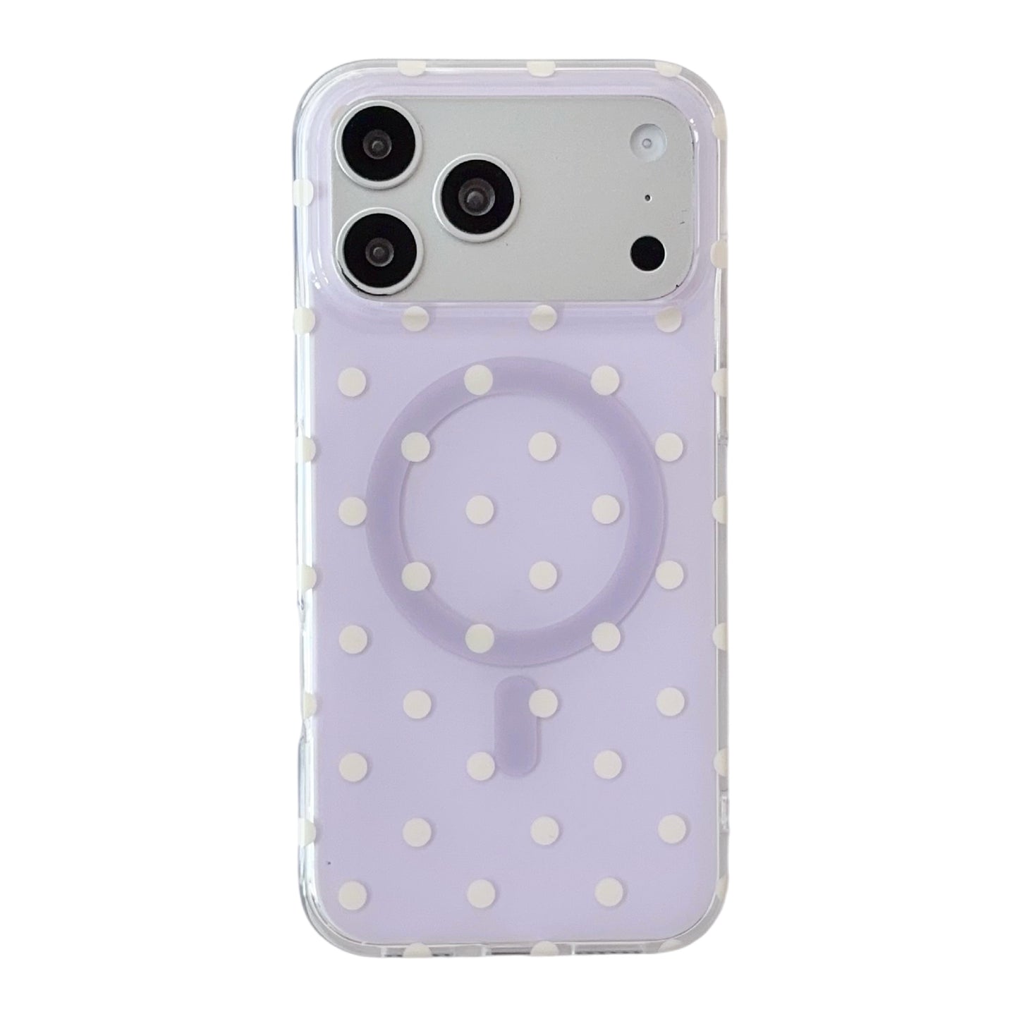 Polka Dot MagSafe for iPhone 17 Pro Max Case – Slim Clear TPU Shockproof Cover