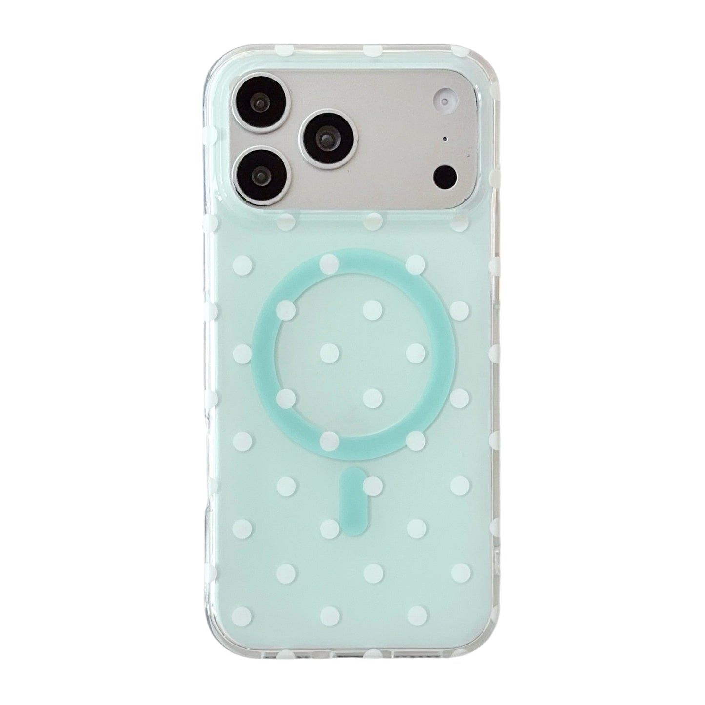 Polka Dot MagSafe for iPhone 17 Pro Max Case – Slim Clear TPU Shockproof Cover