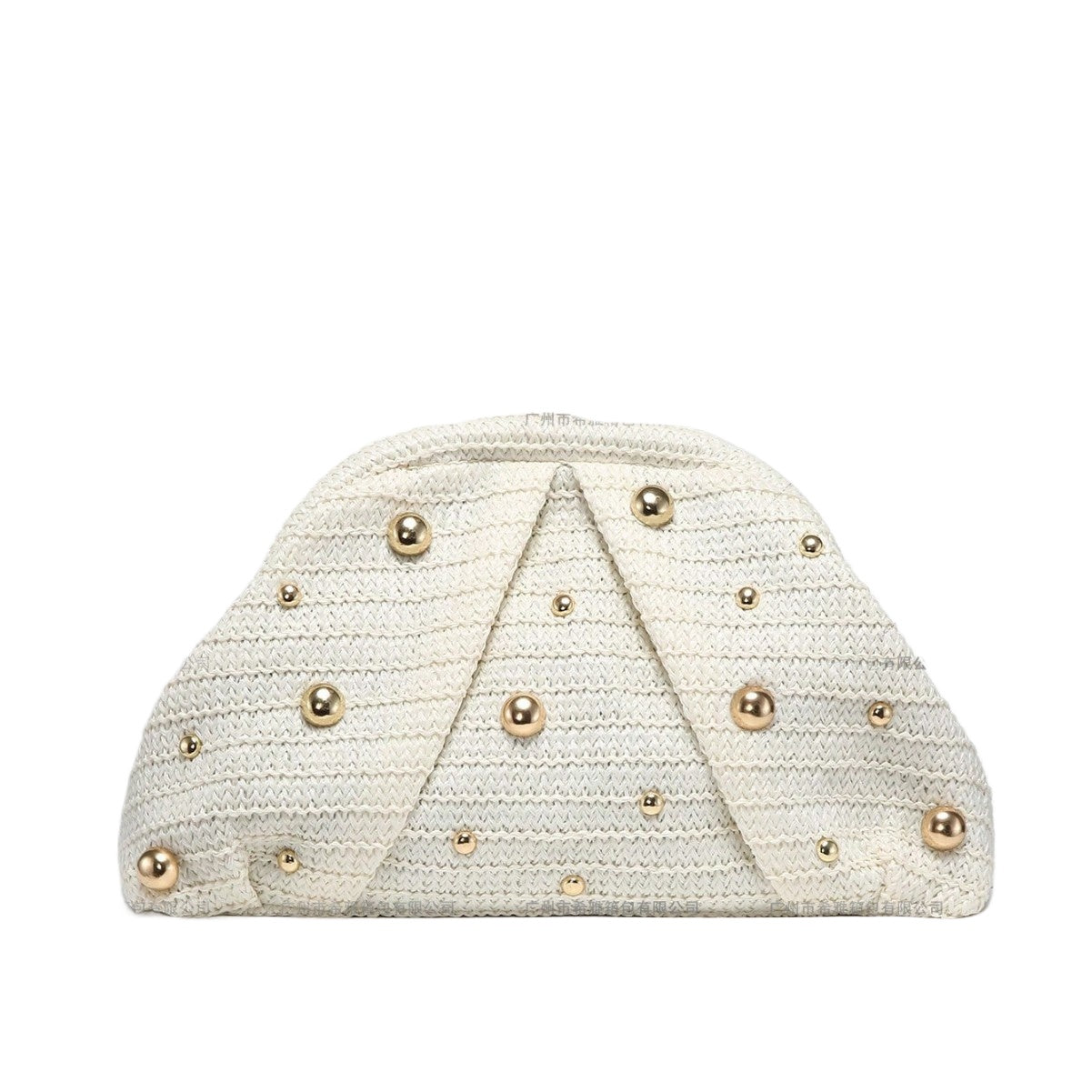 Boho Crochet Clutch Bag | Vintage Rivet Cloud Clip Purse – 17 Styles