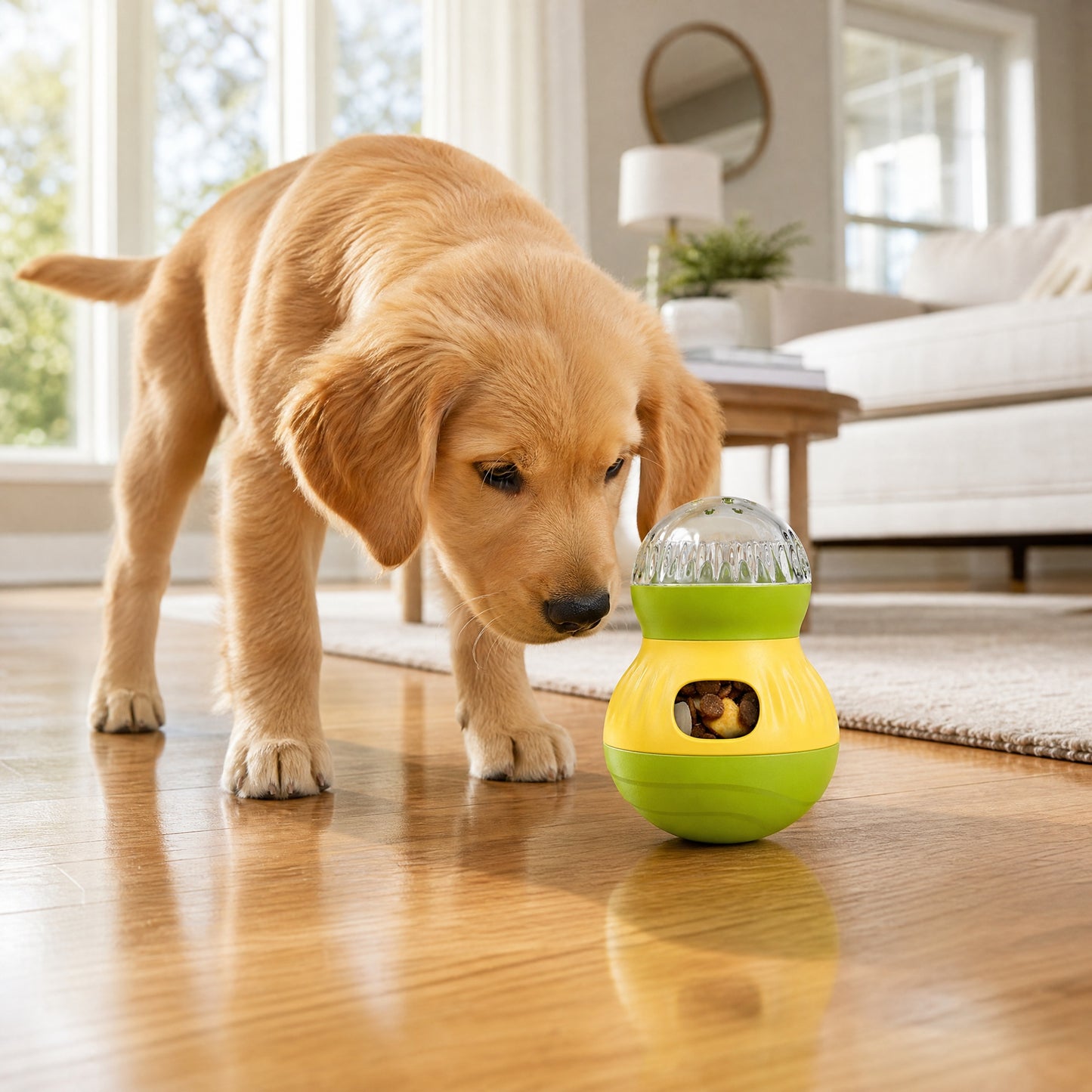 Tumbler Leaking Food Ball Dog Toy – Slow Feeder Interactive Puzzle Toy for Dogs