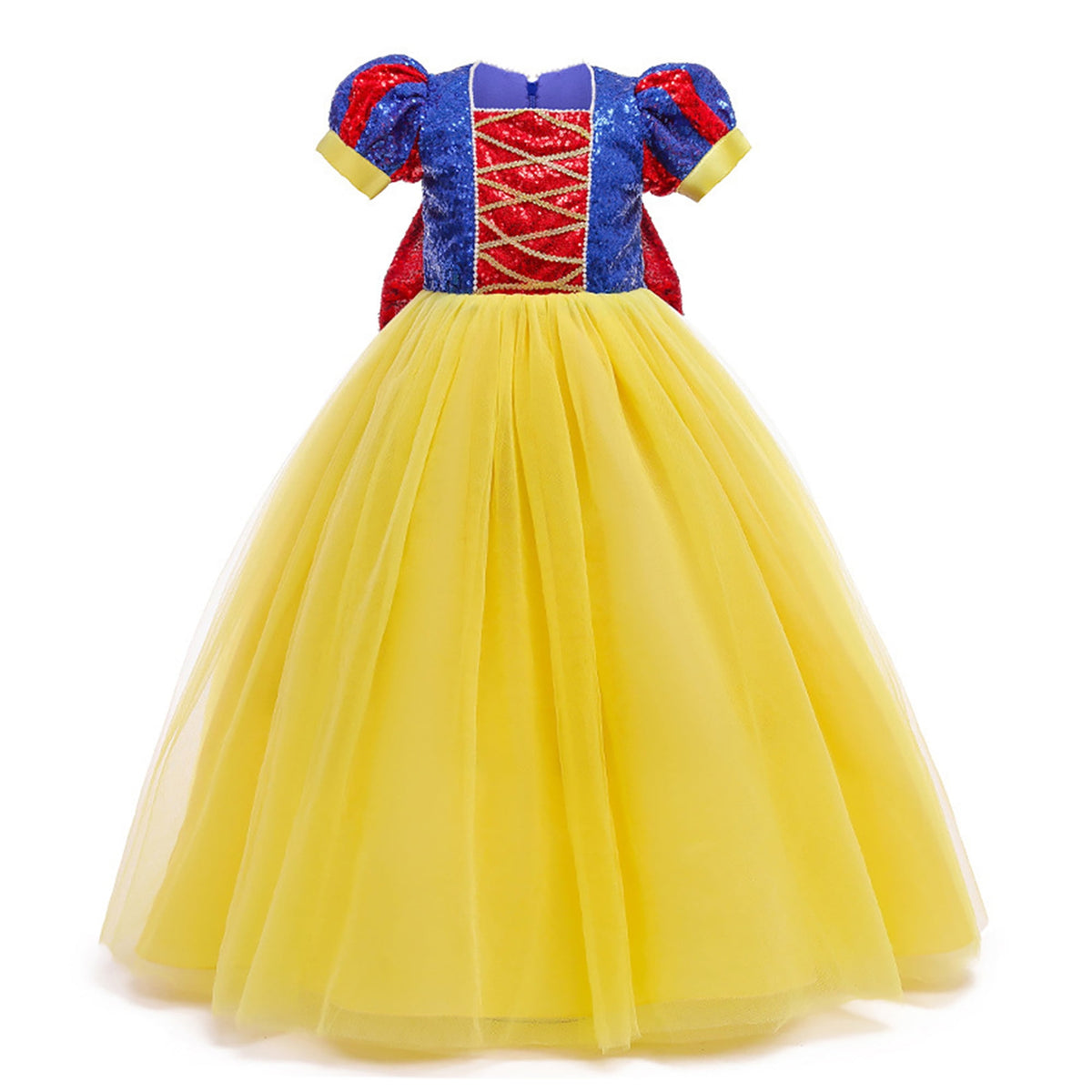 Girls' Snow Princess Dress up Fairy Tales Costume Cosplay Party with Accessories