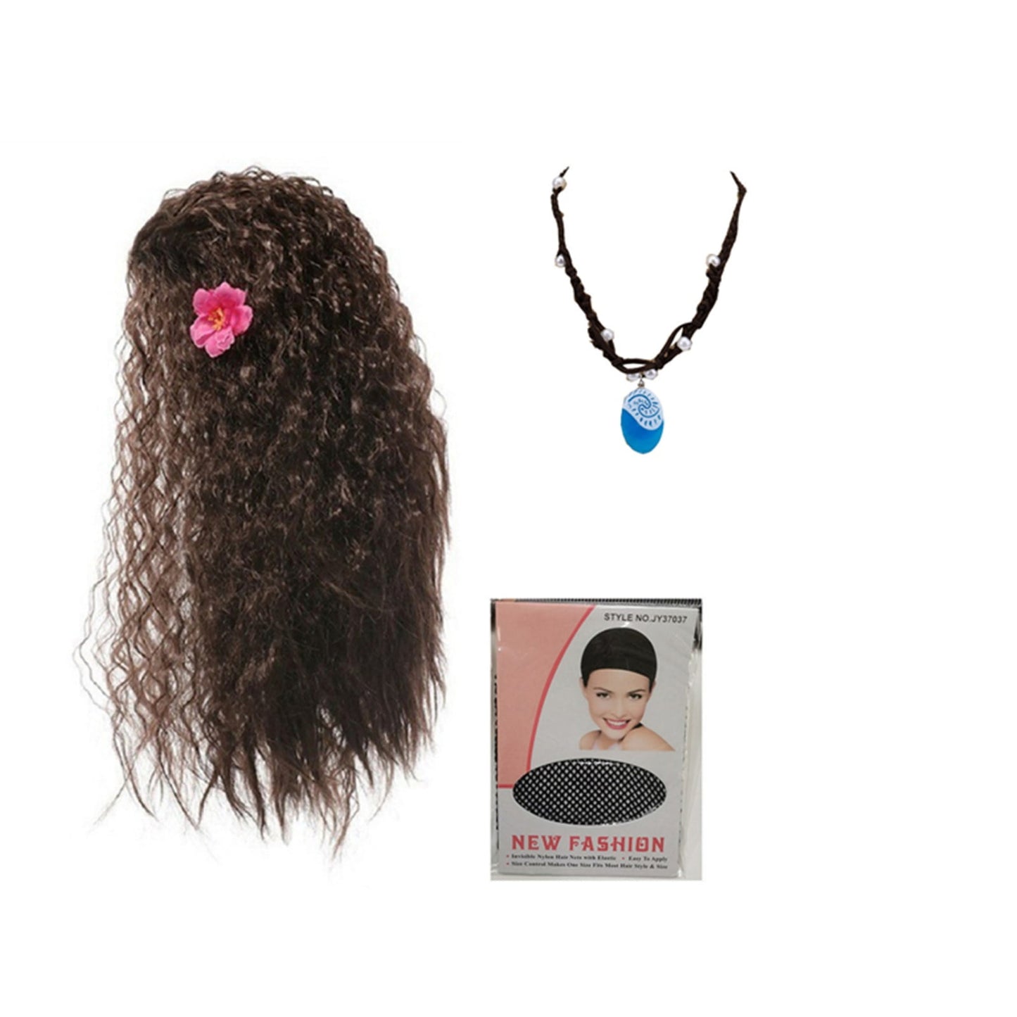 URSOFINE Princess Adventure Costume,Ocean Theme Birthday Party Halloween Dress up With Necklace Wigs 3-10Years