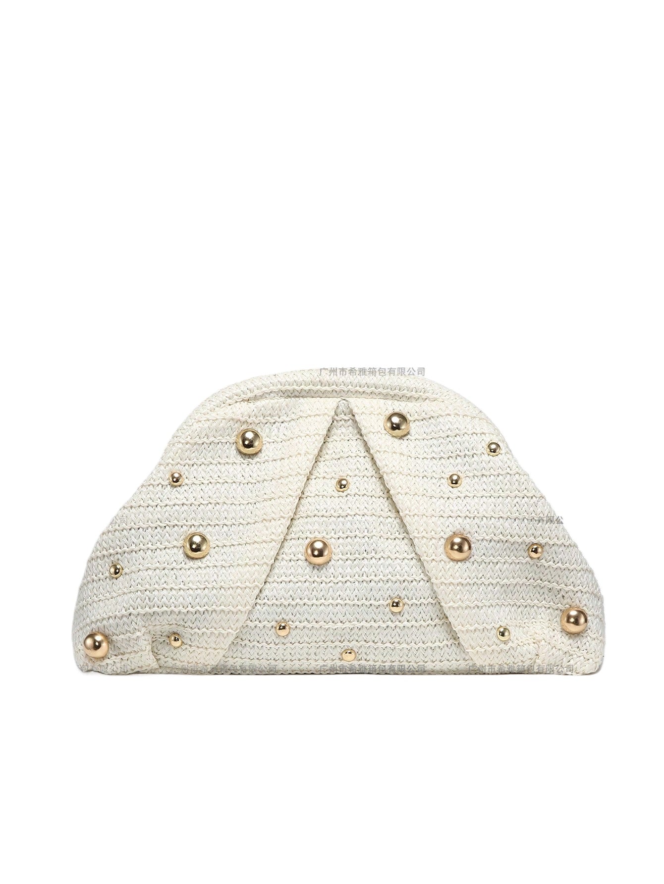 Boho Crochet Clutch Bag | Vintage Rivet Cloud Clip Purse – 17 Styles