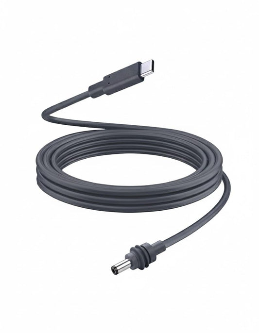 Starlink Mini Power Cable 10FT USB-C to DC5521, Waterproof Outdoor Cable for Satellite Internet,20AWG Heavy Duty 20V Cord with Surge Protection&IP68 Rating, Suitable for RVs, Camping, Off-Roading
