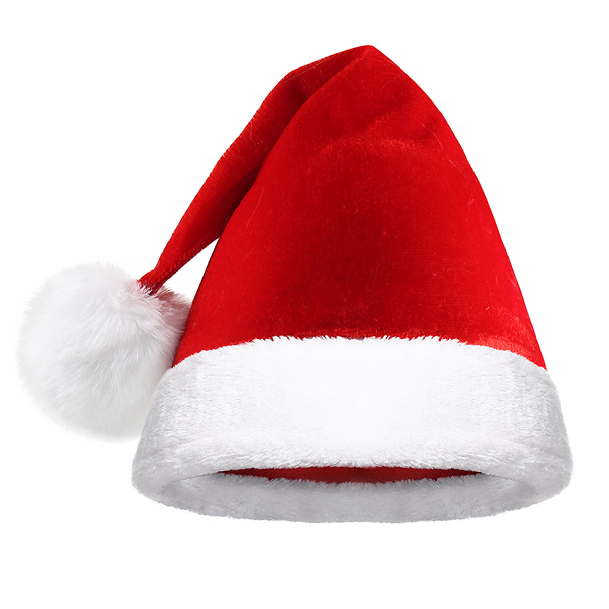 KAWELL Girl Santa Claus Costume Red Christmas Dress and Hat