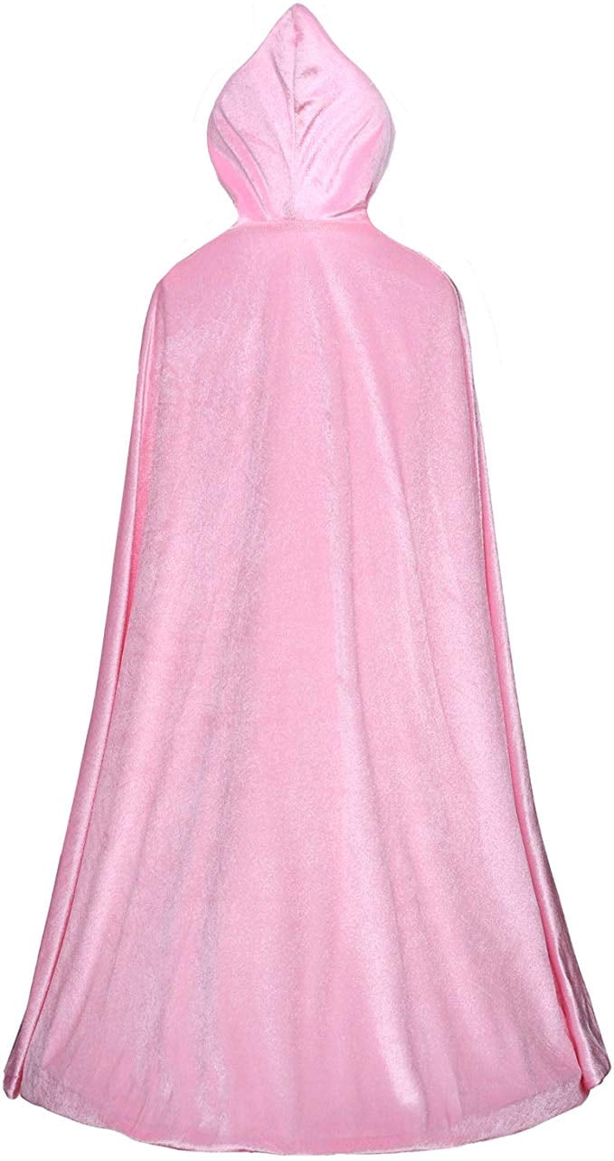 KAWELL Princess Full Length Girls Cloaks Blue Halloween Costume Capes for Child 3-12 Years