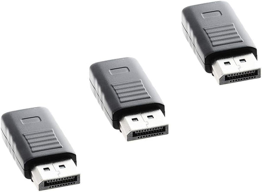 DisplayPort Headless Ghost Display Emulator 4K - 3 Pack DP Dummy Plug for Remote Desktop, Mining Rigs, Headless PC (3840x2160@17Hz)